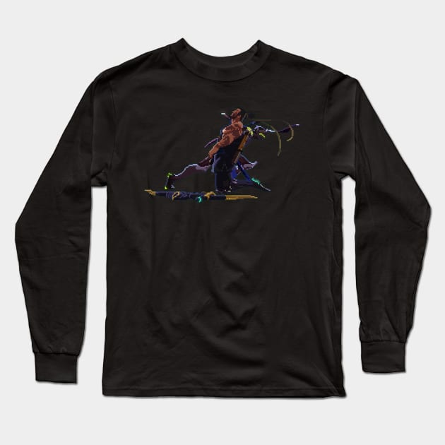 Hanzo vs Genji Long Sleeve T-Shirt by Ediarts